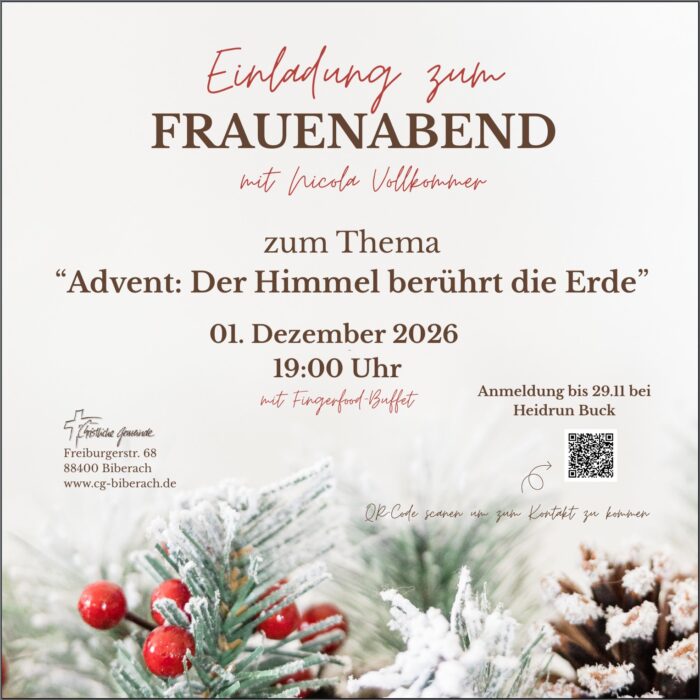 Einladung Frauenabend Dezember 2026